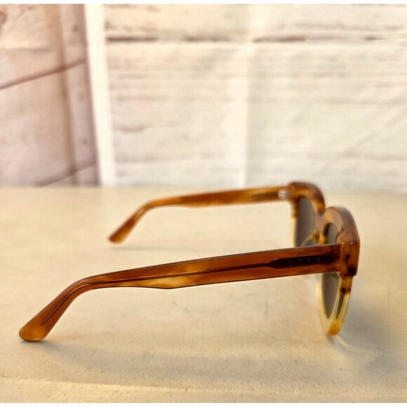 Diff Carson DS-BN39 Desert Sand Sunglasses Womens M Hand Cut Brown Lens NEW - Picture 8 of 11